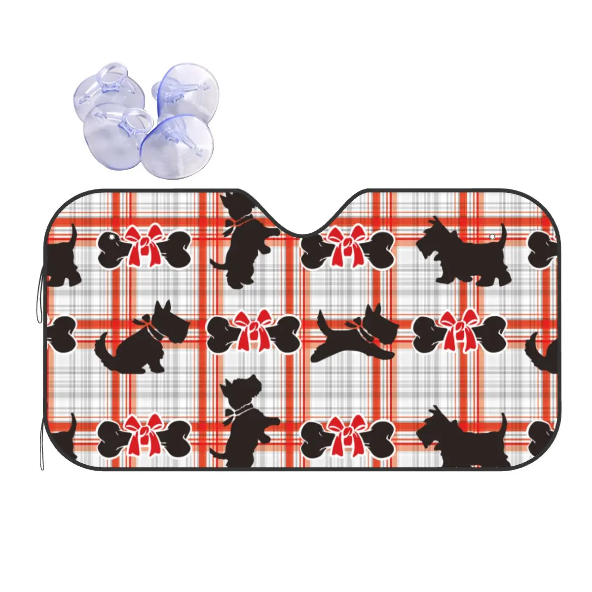 Scottie Dogs Novelty Windshield Sunshade 76x140cm Gift for Animal Dog Lover Foils Car Window Windscreen Cover Car-styling
Scottie Dogs Novelty Windshield Sunshade 76x140cm Gift for Animal Dog Lover Foils Car Window Windscreen Cover Car-styling