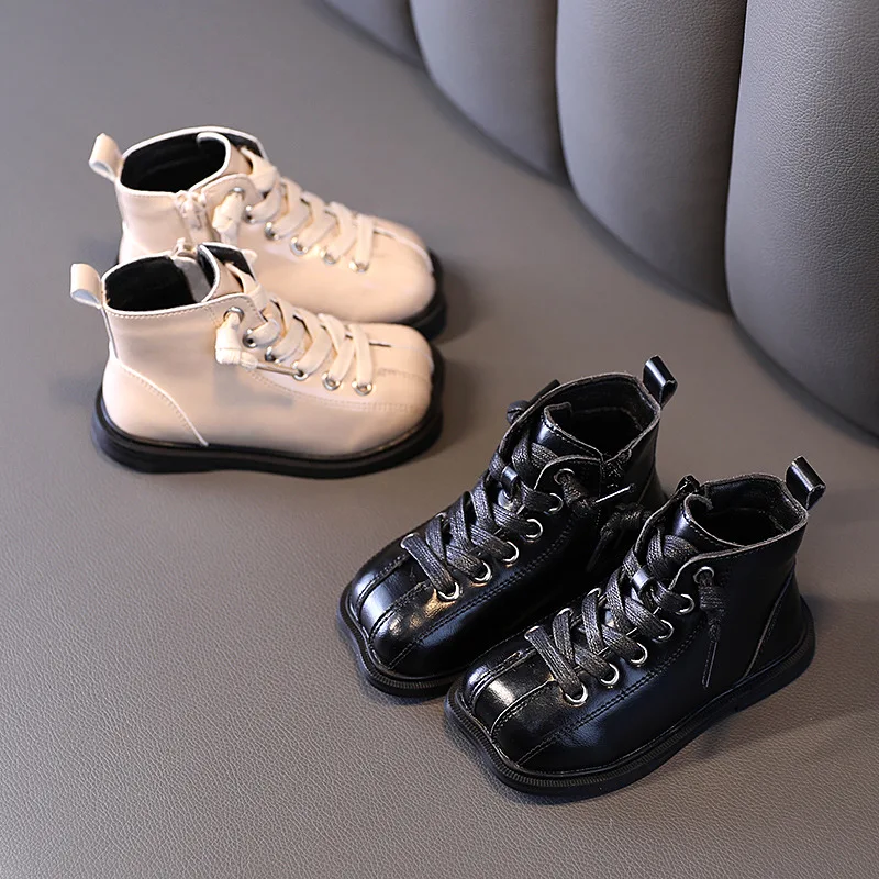 Girls Cool Boots Kids British Style Girls Short Boots Children Autumn Winter Soft soled Shoes zapatos niña أحذية غير رسمية
Girls Cool Boots Kids British Style Girls Short Boots Children Autumn Winter Soft soled Shoes zapatos niña أحذية غير رسمية