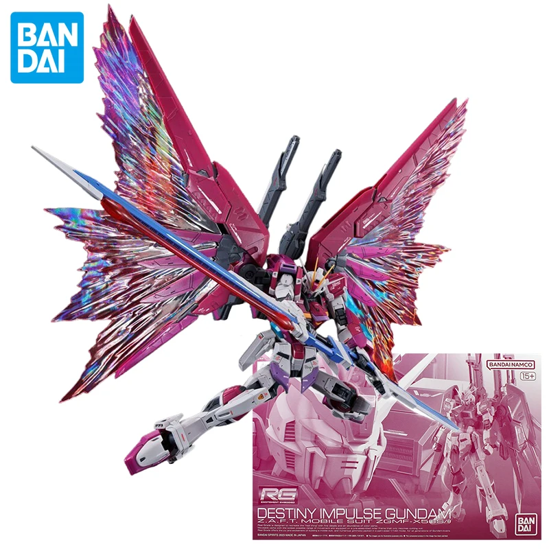 Bandai RG 1/144 Destiny Impulse экшн-фигурка Gundam Mobile Suit ZGMF-X56S/θ Gundam, Сборная модель, игрушки в подарок
Bandai RG 1/144 Destiny Impulse экшн-фигурка Gundam Mobile Suit ZGMF-X56S/θ Gundam, Сборная модель, игрушки в подарок