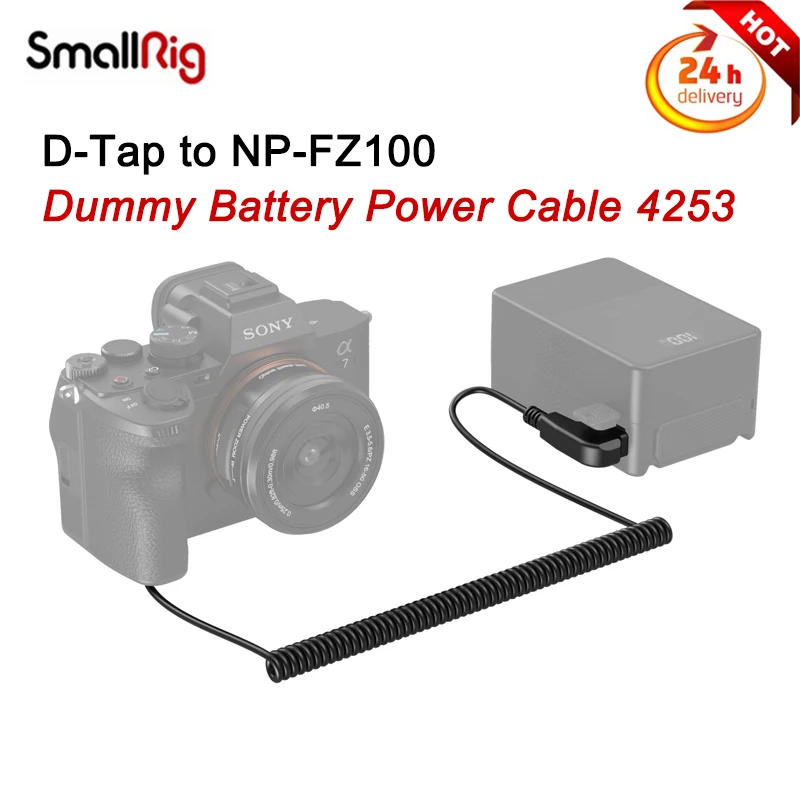 SmallRig D-Tap to NP-FZ100 Dummy Battery Power Cable 4253 Continuous Power Supply for Video Recording Or Live Broadcast
SmallRig D-Tap to NP-FZ100 Dummy Battery Power Cable 4253 Continuous Power Supply for Video Recording Or Live Broadcast