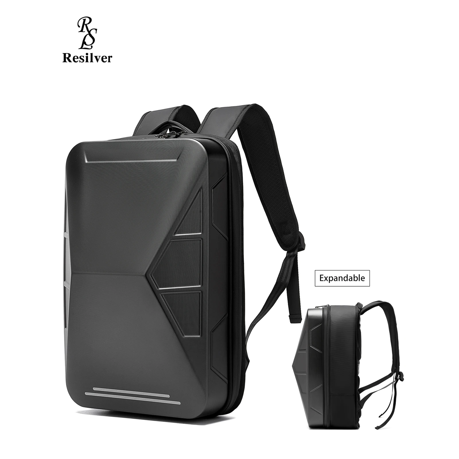 

Expansion Hard Shell Waterproof Gaming Backpack Anti Theft Laptop Backpack Light Slim with USB Port fit for 16inch notebook