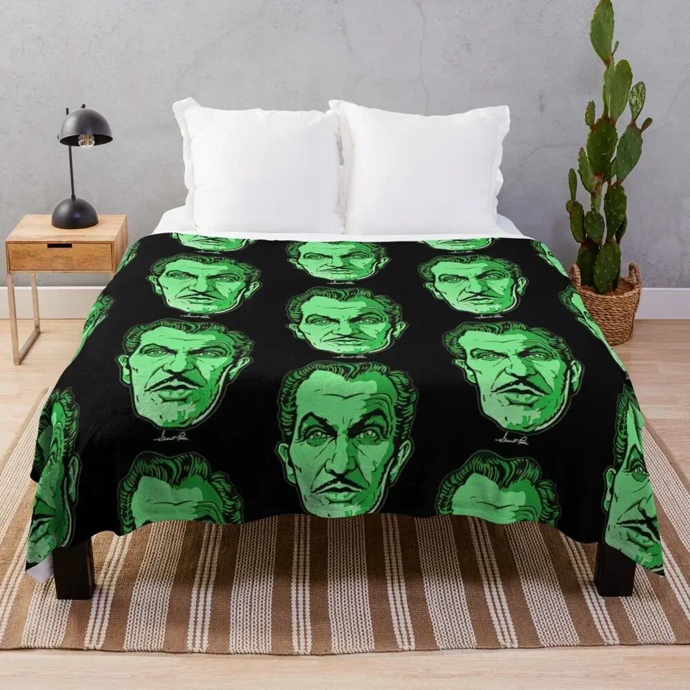 art Vincent Price green Throw Blanket Sofa Quilt Plaid on the sofa Weighted Blankets
art Vincent Price green Throw Blanket Sofa Quilt Plaid on the sofa Weighted Blankets
