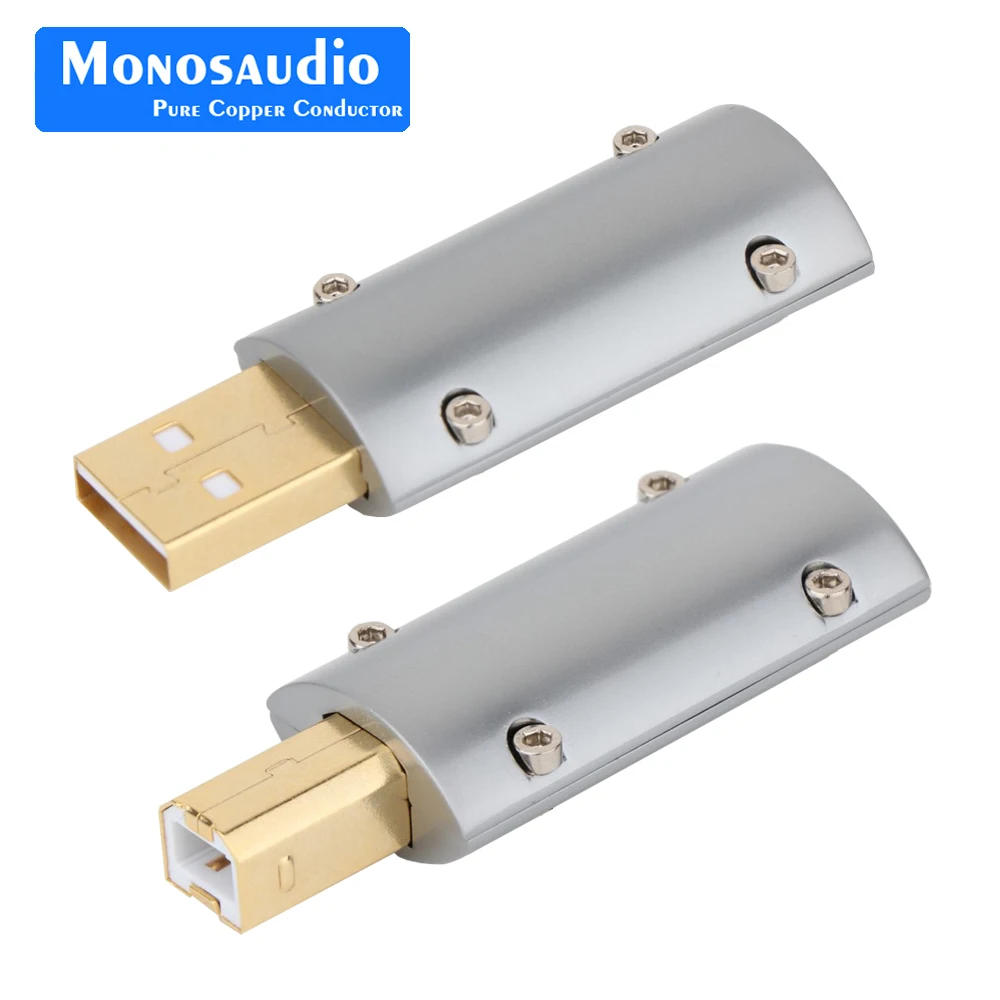 Позолоченный USB-разъем Monosaudio A50G/B50G 24K USB2.0, USB-разъем «сделай сам», Hi-Fi USB-кабель, позолоченная часть USB B 
Позолоченный USB-разъем Monosaudio A50G/B50G 24K USB2.0, USB-разъем «сделай сам», Hi-Fi USB-кабель, позолоченная часть USB B