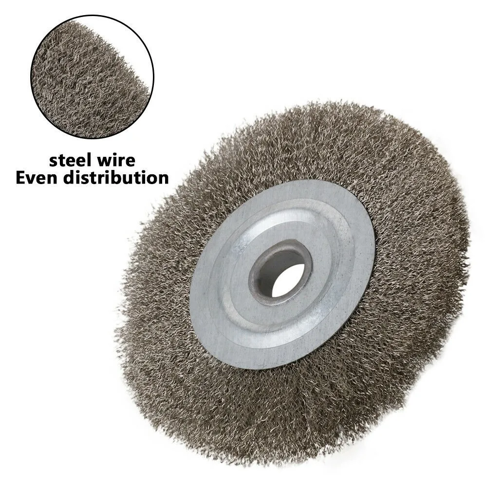 Arbor Stainless Steel Wire Wheel Brush 16mm Hole Diamter 125mm Diamter For Bench Grinder Abrasive Polishing Cleaning Paints Tool
Arbor Stainless Steel Wire Wheel Brush 16mm Hole Diamter 125mm Diamter For Bench Grinder Abrasive Polishing Cleaning Paints Tool