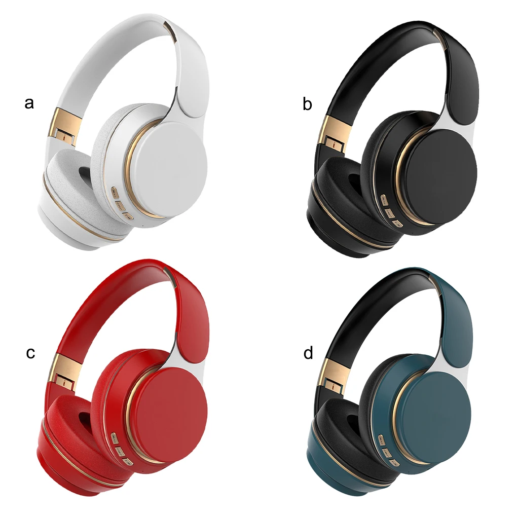 Headphone Bluetooth-compatible Over Ear Headset with Microphone Travel Game Hands-free Button Control PC Earphone Blue
Headphone Bluetooth-compatible Over Ear Headset with Microphone Travel Game Hands-free Button Control PC Earphone Blue