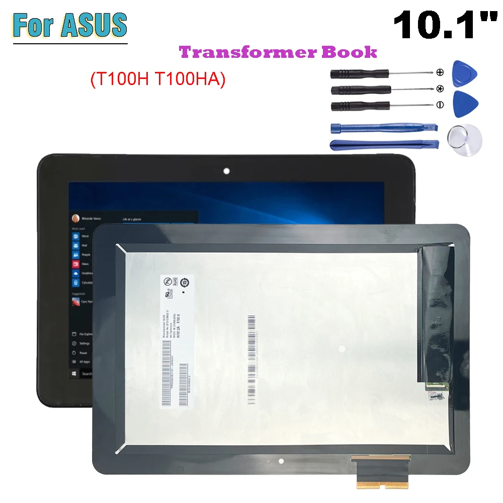 

AAA + для ASUS TransFormer Book T100H T100HA T100 HA FP-ST101SI010AKF-01X ЖК-дисплей сенсорный экран дигитайзер стекло в сборе