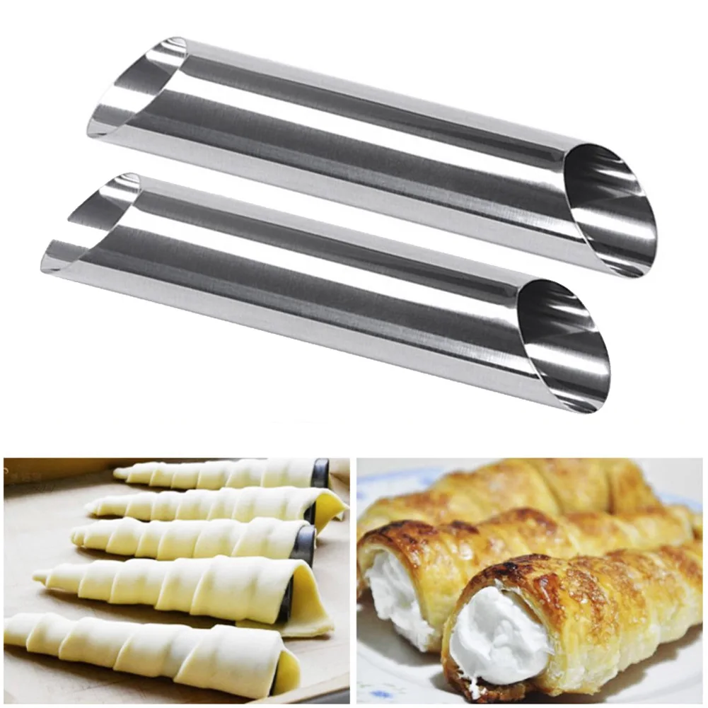 Stainless Steel Cream Horn Mould Cannoli Tubes Bread Baking Pastry Mould Create Delicious and Beautiful Pastries
Stainless Steel Cream Horn Mould Cannoli Tubes Bread Baking Pastry Mould Create Delicious and Beautiful Pastries