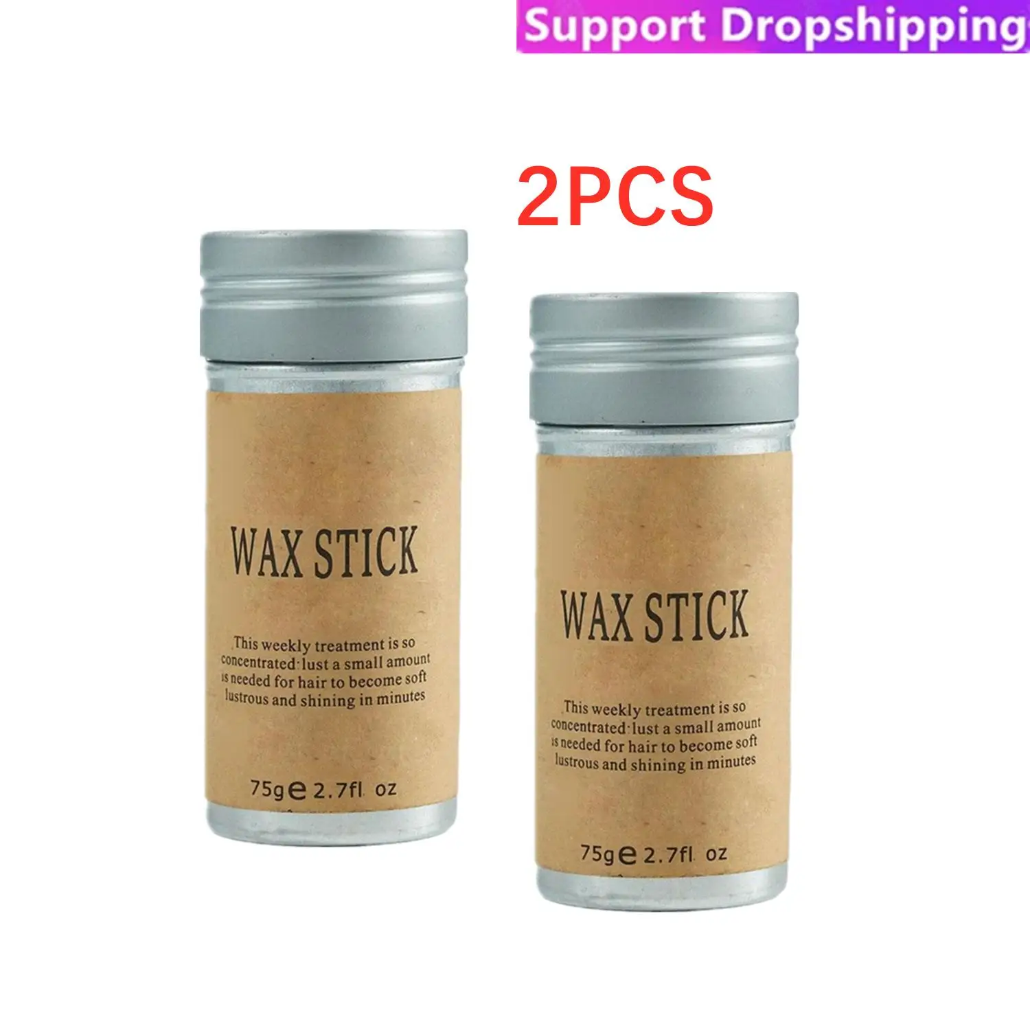 2Pcs 75g Strong Hold Hair Wax Stick For Hair Styling Wig Knots Healer Gel Stick Thin Baby Hair Perfect Line
2Pcs 75g Strong Hold Hair Wax Stick For Hair Styling Wig Knots Healer Gel Stick Thin Baby Hair Perfect Line