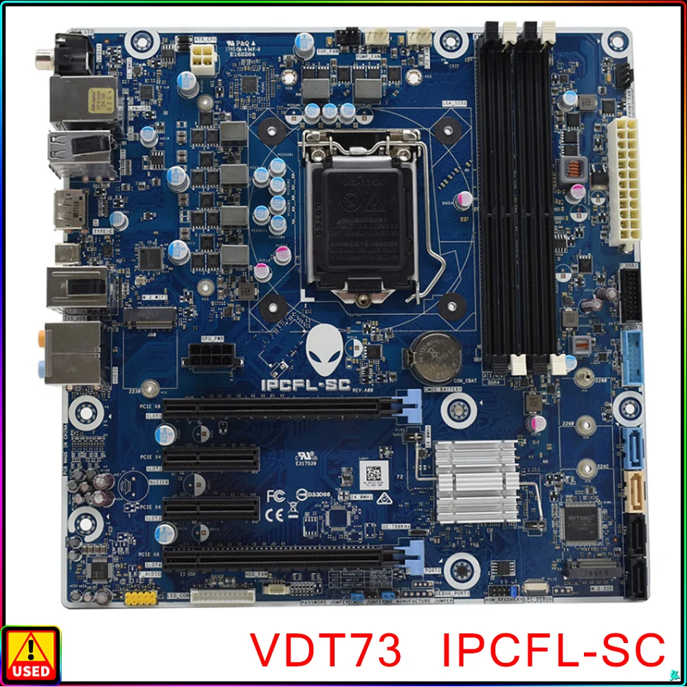 Alienware Aurora R7 Z370 Motherbard IPCFL-SC VDT73 
Alienware Aurora R7 Z370 Motherbard IPCFL-SC VDT73