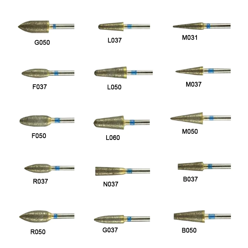 

Dental Lab Grinding Heads Burs HP Fully Sintered Diamond Bur Dental Materials 1pcs