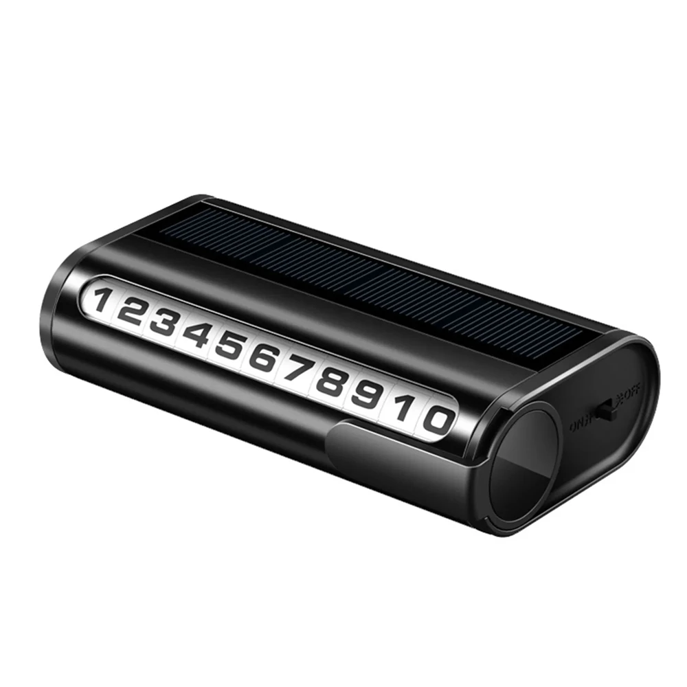 Car Parking Number Plate Luminous Auto Parking Card Solar Charging Temporary Stop Phone Number Card For Car Decoration Accessory
Car Parking Number Plate Luminous Auto Parking Card Solar Charging Temporary Stop Phone Number Card For Car Decoration Accessory