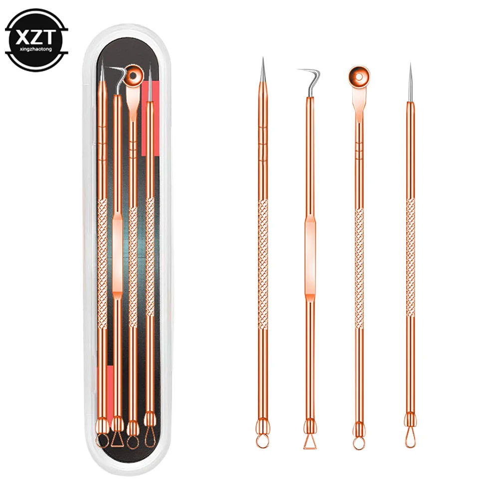 4Pcs/Set Women Face Beauty Skin Care Cleaner Tool Blackhead Comedone Grain Defect Blemish Remover Needles
4Pcs/Set Women Face Beauty Skin Care Cleaner Tool Blackhead Comedone Grain Defect Blemish Remover Needles
