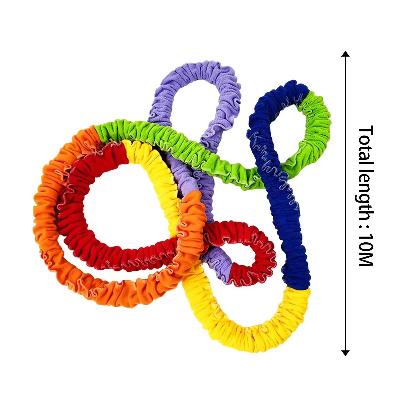 Cooperative Stretchy Band 10M Multiplayer Multi Colour Exercise Band Loop for Playground Activities School Party Games Children
Cooperative Stretchy Band 10M Multiplayer Multi Colour Exercise Band Loop for Playground Activities School Party Games Children