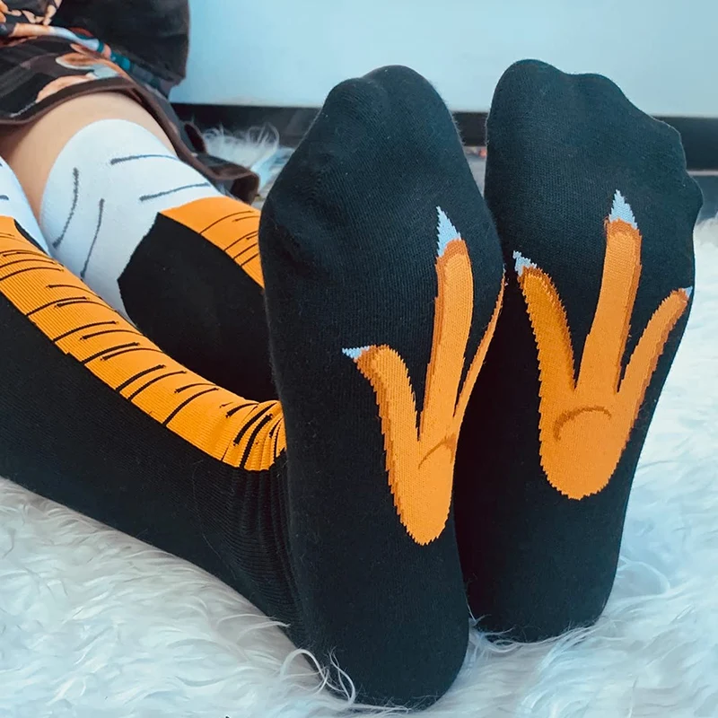 Chicken Paws Feet Socks Women's Long Socks Funny Cartoon Cotton Creative Chicken Leg Claw Ladies 3D Print Above Knee High Socks
Chicken Paws Feet Socks Women's Long Socks Funny Cartoon Cotton Creative Chicken Leg Claw Ladies 3D Print Above Knee High Socks