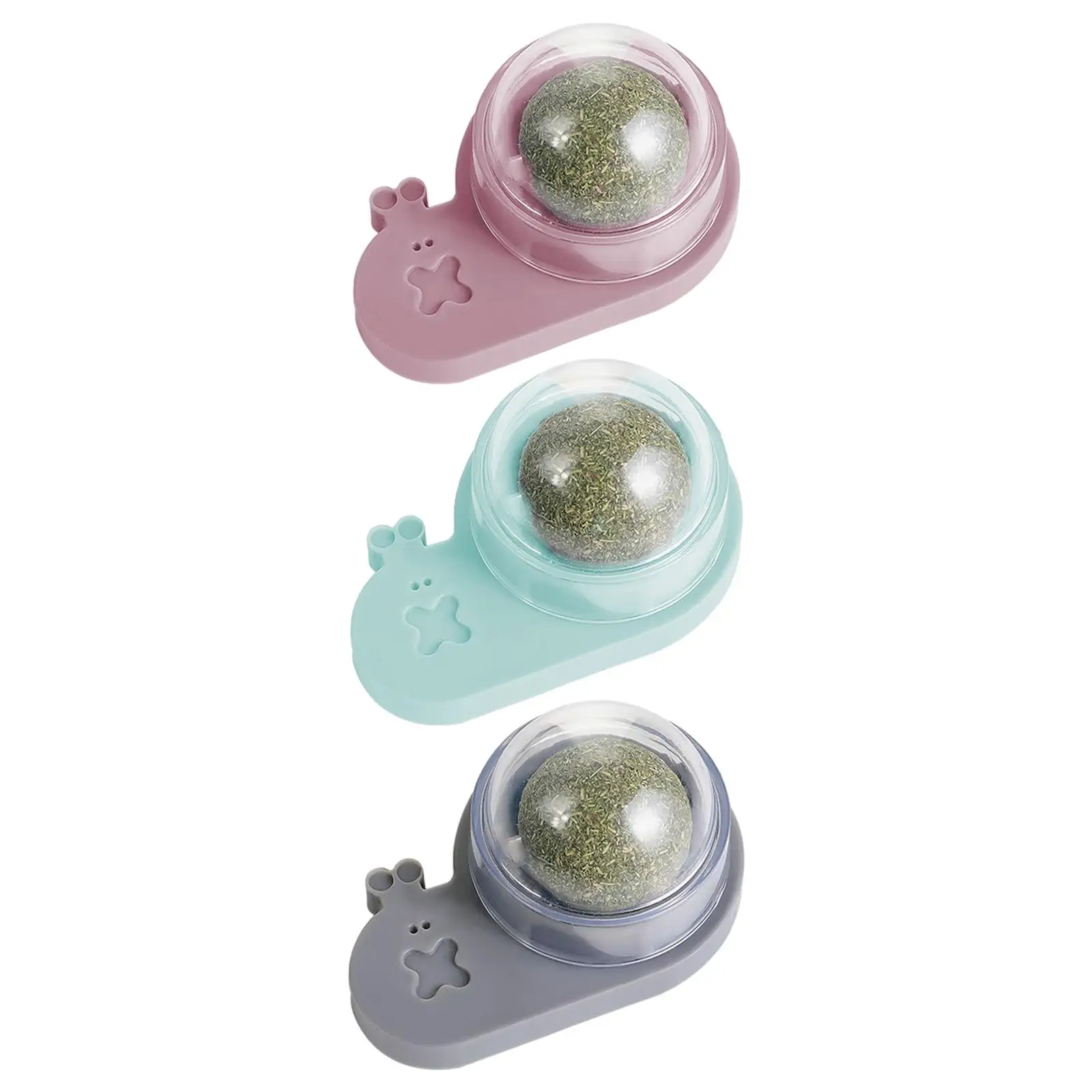 Rotating Natural Catnip Ball Toys Interactive Kitten Grinding Chew Toy Self-Adhensive Cats Toys with Lid Catmint Ground Table
Rotating Natural Catnip Ball Toys Interactive Kitten Grinding Chew Toy Self-Adhensive Cats Toys with Lid Catmint Ground Table