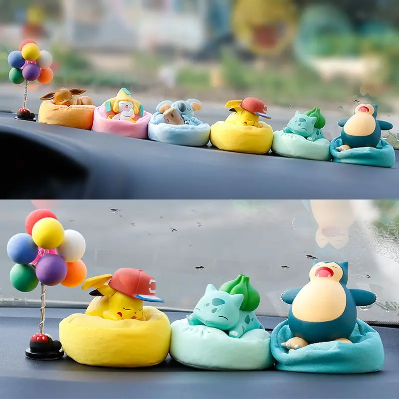 Pokemon Cartoon Pikachu Bulbasaur Slowpoke Car Ornament Model Kit Anime Characters Car Interior Sleeping Position Doll Toys Gift
Pokemon Cartoon Pikachu Bulbasaur Slowpoke Car Ornament Model Kit Anime Characters Car Interior Sleeping Position Doll Toys Gift