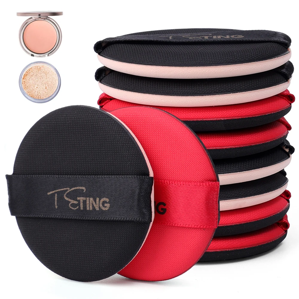 

New Red Cosmetic Puffs Air Cushion Powder Puff Foundation Make-up Partner Dry Wet Use Tools Maquiagem Super Soft Face Make Up