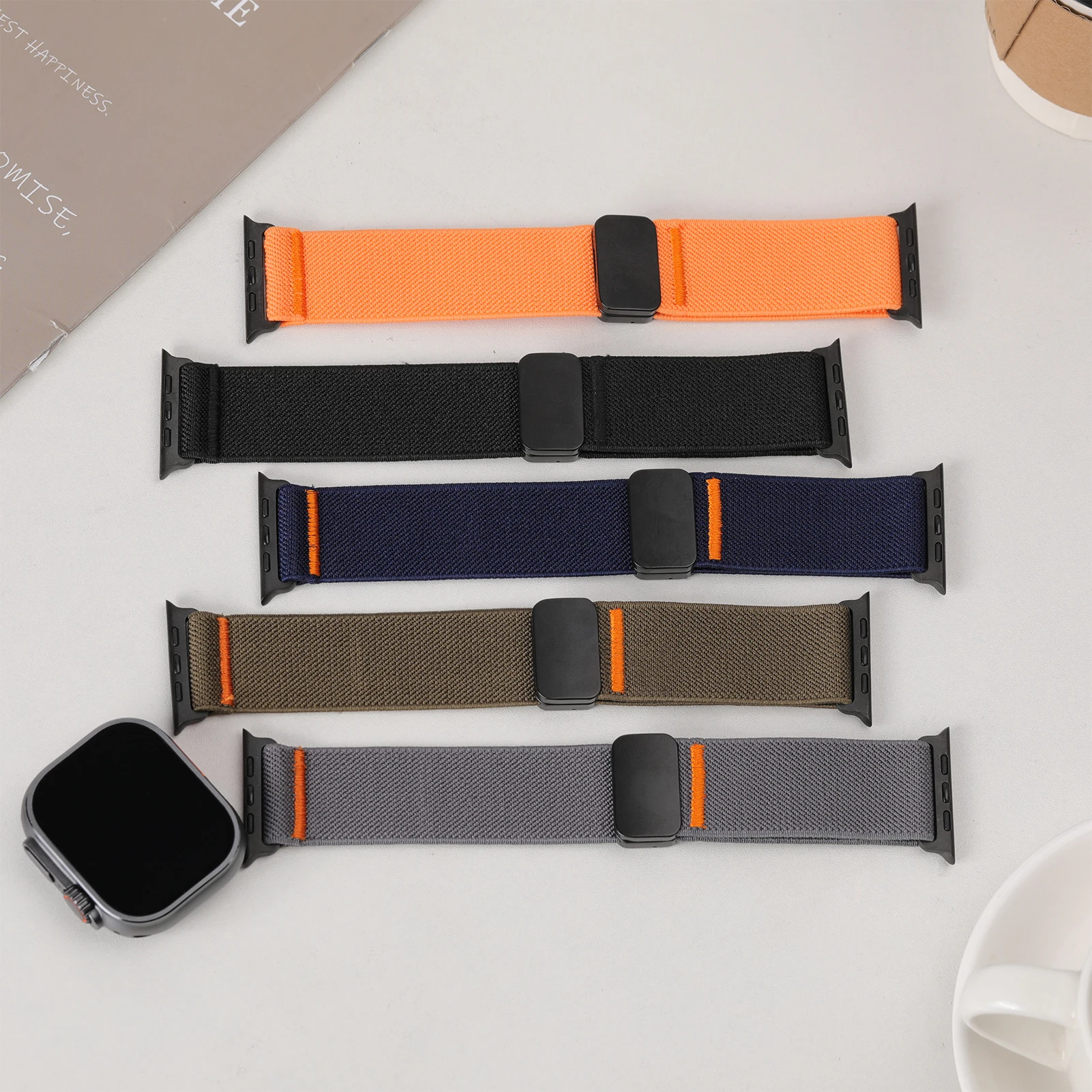 3PCS Magnetic Nylon Straps For Apple Watch ultra 2 band 49mm 44mm 46mm 42mm 40mm 45mm Bracelet montre IWatch Series 10 9 8 7 SE 3PCS Magnetic Nylon Straps For Apple Watch ultra 2 band 49mm 44mm 46mm 42mm 40mm 45mm Bracelet montre IWatch Series 10 9 8 7 SE