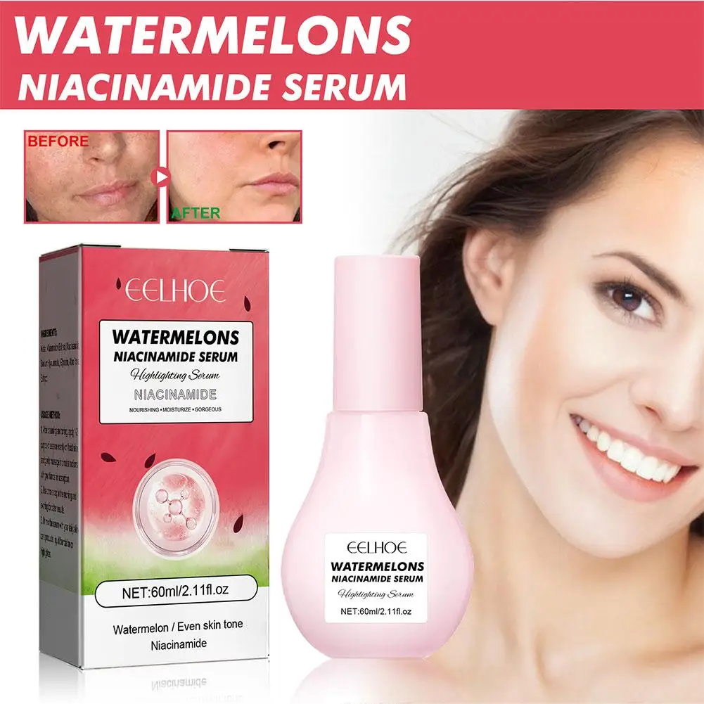 EELHOE 60ml Watermelon Glow Niacinamide Dew Drops Serum Priming Lightweight Makeup Highlighter Serum Face Hydrating Serum E7B0
EELHOE 60ml Watermelon Glow Niacinamide Dew Drops Serum Priming Lightweight Makeup Highlighter Serum Face Hydrating Serum E7B0