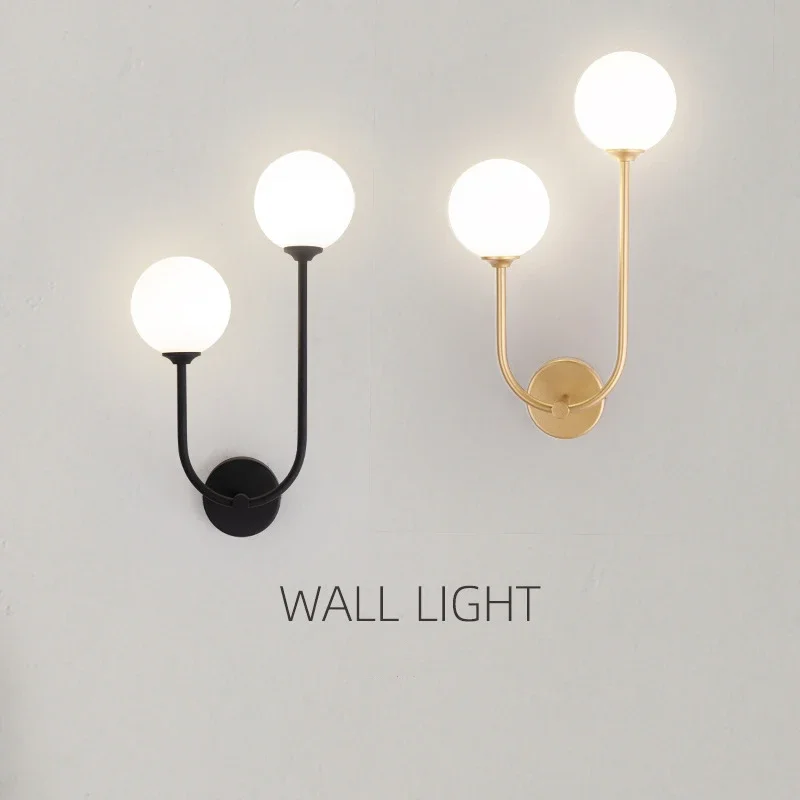 Modern Glass Wall Light Nordic Bedside Wall Sconce Bedroom Living Room Backdrop Study Aisle Hallway Decorative lamps and lantern
Modern Glass Wall Light Nordic Bedside Wall Sconce Bedroom Living Room Backdrop Study Aisle Hallway Decorative lamps and lantern
