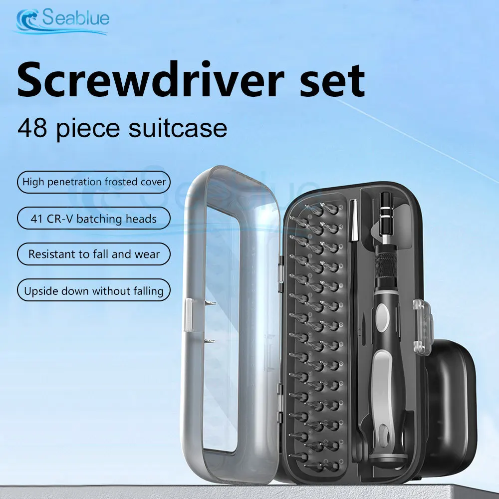 48 in 1 Multifunctional Screwdriver Set Computer PC Mobile Phone Equipment Repair Screw Driver Insulation Manual Household Tools
48 in 1 Multifunctional Screwdriver Set Computer PC Mobile Phone Equipment Repair Screw Driver Insulation Manual Household Tools