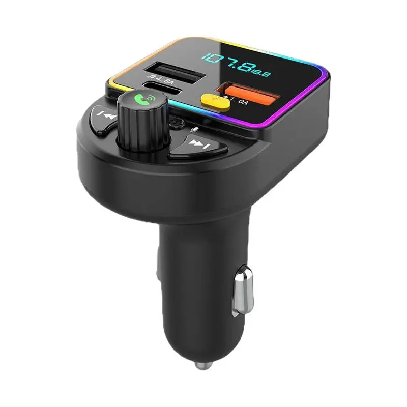 BT Car Adapter Wireless BT FM Transmitter Radio Receiver Mp3 Audio Music Stereo Adapter Qc3.0 & Type-C USB Car Charger For Home
BT Car Adapter Wireless BT FM Transmitter Radio Receiver Mp3 Audio Music Stereo Adapter Qc3.0 & Type-C USB Car Charger For Home