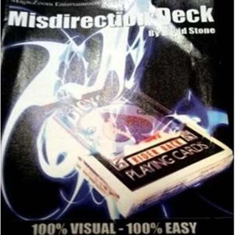 

Misdirection Deck by David Stone Card Magic Tricks Close Up Magic Magia Magie Magicians Prop Illusion Gimmick