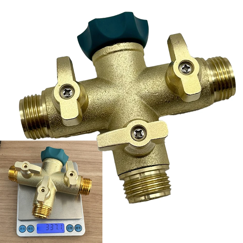 3/4 Inch 3Way Garden Hose Splitter Garden Tap T-Type Watering Connector Distributor For Outdoor Faucet Adpater
3/4 Inch 3Way Garden Hose Splitter Garden Tap T-Type Watering Connector Distributor For Outdoor Faucet Adpater