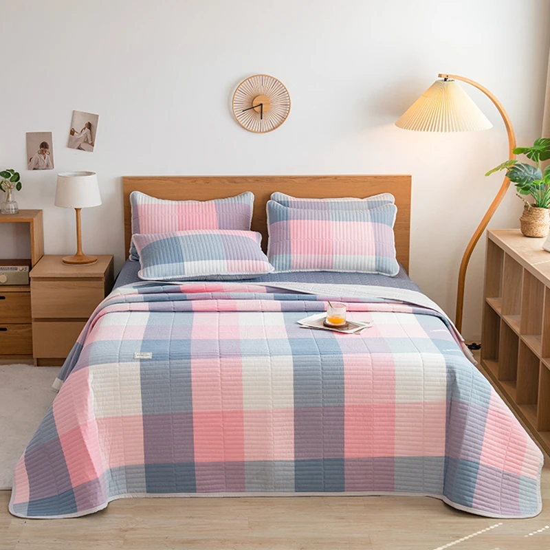 Pink Plaid Solid Color Bed Cover Bedspread Pillowcase Cotton Sheet Home Wedding Gifts Couple Double King Queen 1-3pcs #/
Pink Plaid Solid Color Bed Cover Bedspread Pillowcase Cotton Sheet Home Wedding Gifts Couple Double King Queen 1-3pcs #/
