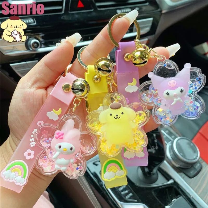 Sanrio Hello Kitty Cinnamoroll Pompompurin Kuromi Kawaii Cartoon Keychain Cute Quicksand Bottle Student Schoolbag Anime Charms
Sanrio Hello Kitty Cinnamoroll Pompompurin Kuromi Kawaii Cartoon Keychain Cute Quicksand Bottle Student Schoolbag Anime Charms