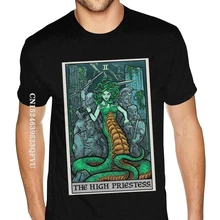 Birthday The High Priestess Tarot Card Medusa Greek Mythology Tee Shirt Men Oversized Anime Tshirt Men Cotton Black Crew Tshirt
Birthday The High Priestess Tarot Card Medusa Greek Mythology Tee Shirt Men Oversized Anime Tshirt Men Cotton Black Crew Tshirt