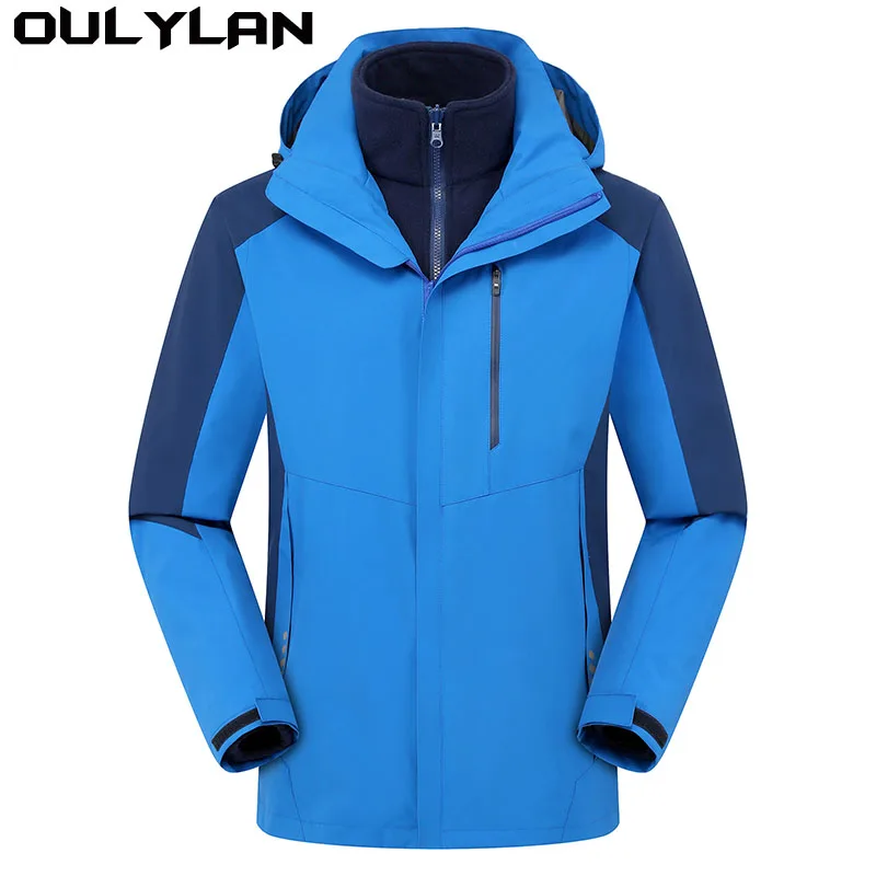 Outdoor Two-pieces Waterproof Suits Men's Women's Sets 3 in 1 Thick Warm Coats Camping Windbreaker Winter Coat Hiking Windproof
Outdoor Two-pieces Waterproof Suits Men's Women's Sets 3 in 1 Thick Warm Coats Camping Windbreaker Winter Coat Hiking Windproof