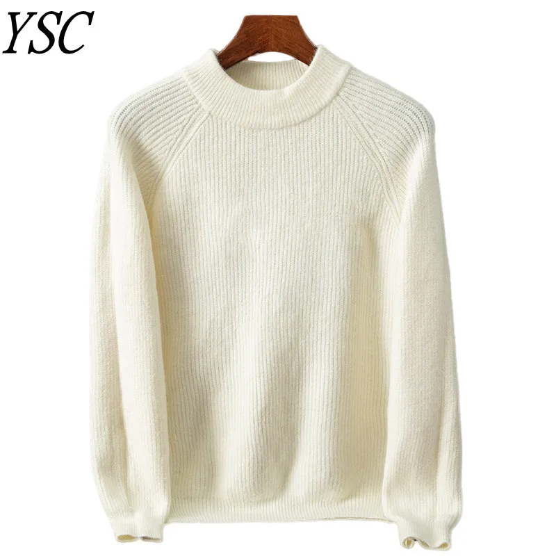 YSC2023 New Men's Knitting High imitation wool sweaters Half height collar Thickened Yuanbao Needle high-quality Warm pullover
YSC2023 New Men's Knitting High imitation wool sweaters Half height collar Thickened Yuanbao Needle high-quality Warm pullover