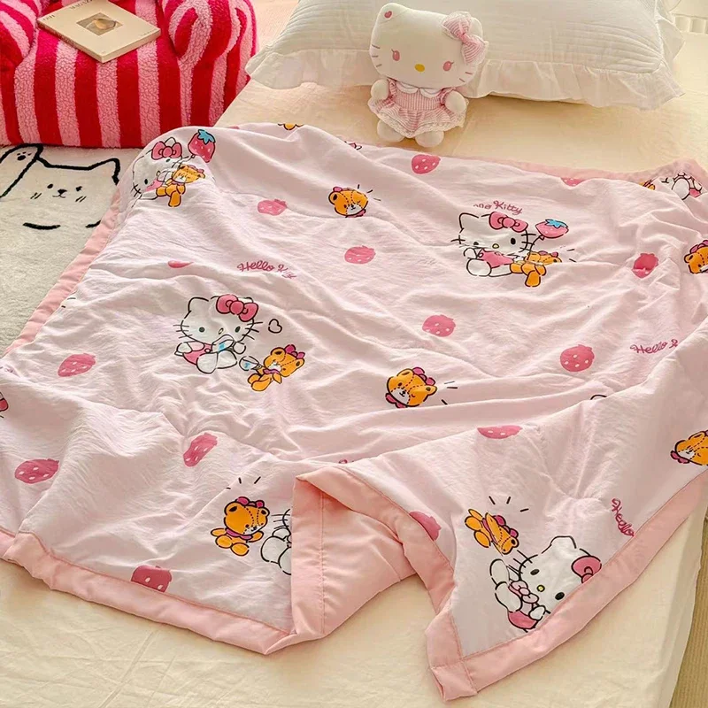 Sanrio Hello Kitty Air Conditioning Quilt Cinnamoroll Kuromi Kawaii Cartoon Cute Sweet Student Family Lunch Blanket Girls Gifts
Sanrio Hello Kitty Air Conditioning Quilt Cinnamoroll Kuromi Kawaii Cartoon Cute Sweet Student Family Lunch Blanket Girls Gifts