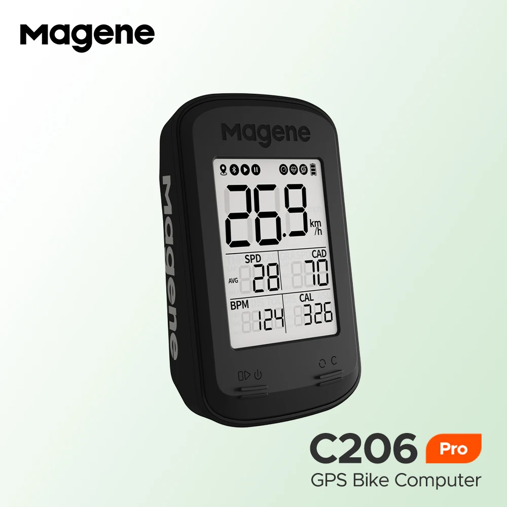 

Magene C206 C206 Pro Bicycle Computer Wireless GPS Speedometer Cadence Sensor Waterproof Road MTB Bike Bluetooth ANT Odometer