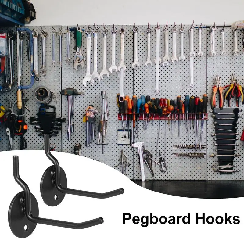 L Shaped Pegboard Hooks Iron L-Shaped Pegboard Pegs 2PCS Multipurpose Hooks With 5Kg Bearing Load Utility Hooks For Garage Tools
L Shaped Pegboard Hooks Iron L-Shaped Pegboard Pegs 2PCS Multipurpose Hooks With 5Kg Bearing Load Utility Hooks For Garage Tools
