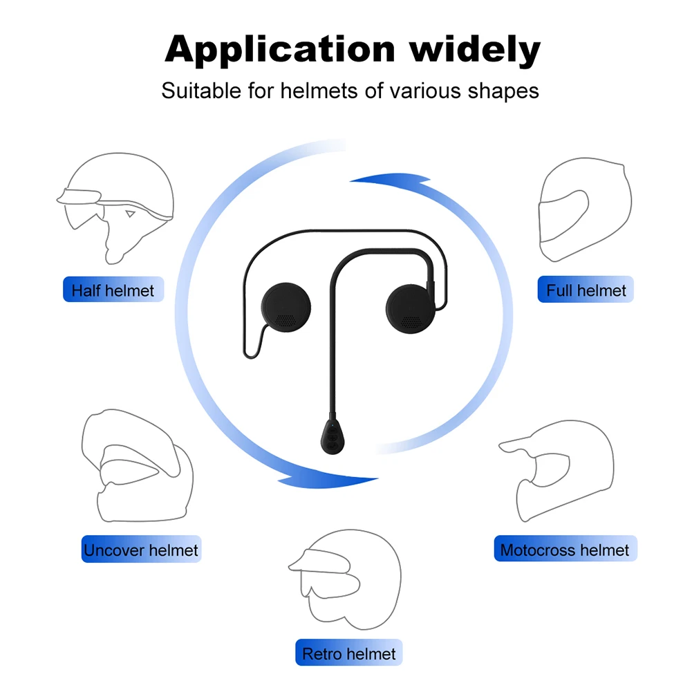 Универсальная гарнитура для мотоциклетного шлема с синими зубьями, беспроводные прочные стереонаушники для режима «свободные руки», наушники для мотоциклетного шлема
Универсальная гарнитура для мотоциклетного шлема с синими зубьями, беспроводные прочные стереонаушники для режима «свободные руки», наушники для мотоциклетного шлема