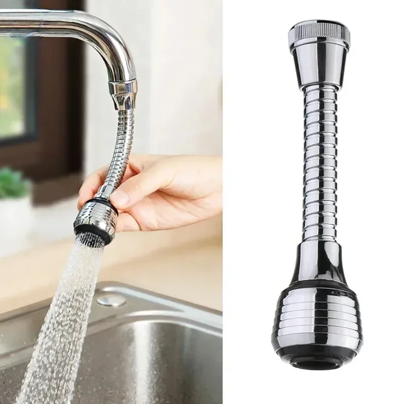 

2 Modes 360 Rotatable Bubbler High Pressure Faucet Extender Water Saving Bathroom Kitchen Accessories Supplies Kitchen Gadgets