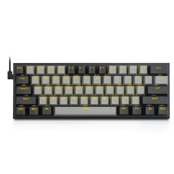 O SK61: Um Teclado Mecânico de Alto Desempenho para Gamers e Entusiastas 8 Top Z-11 60% Mechanical Keyboard USB Wired LED Backlit Axis Gaming Mechanical Keyboard 61 Key Optical Switches
