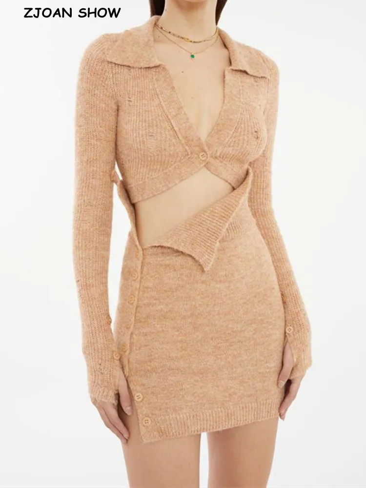 2022 90s Vintage Lapel One Button Knitted Cropped Cardigan Matching Set Women High Waist Side Slit Package Hips Mini Skirt
2022 90s Vintage Lapel One Button Knitted Cropped Cardigan Matching Set Women High Waist Side Slit Package Hips Mini Skirt