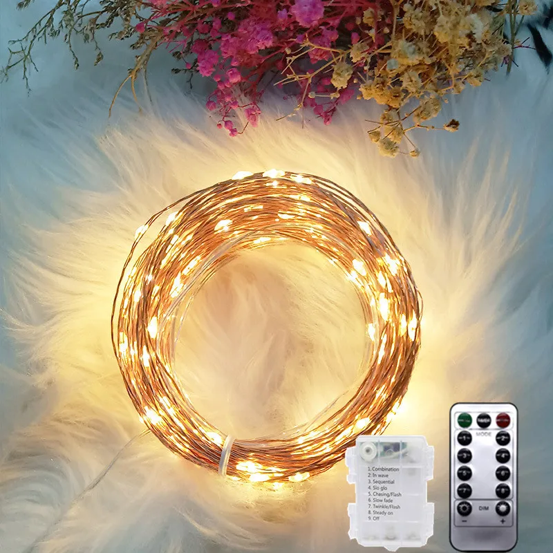 Wedding Decoration Remote Control Battery Fairy Lamp Strings LED Copper Wire String Light for Christmas DIY Holiday Party Decor
Wedding Decoration Remote Control Battery Fairy Lamp Strings LED Copper Wire String Light for Christmas DIY Holiday Party Decor