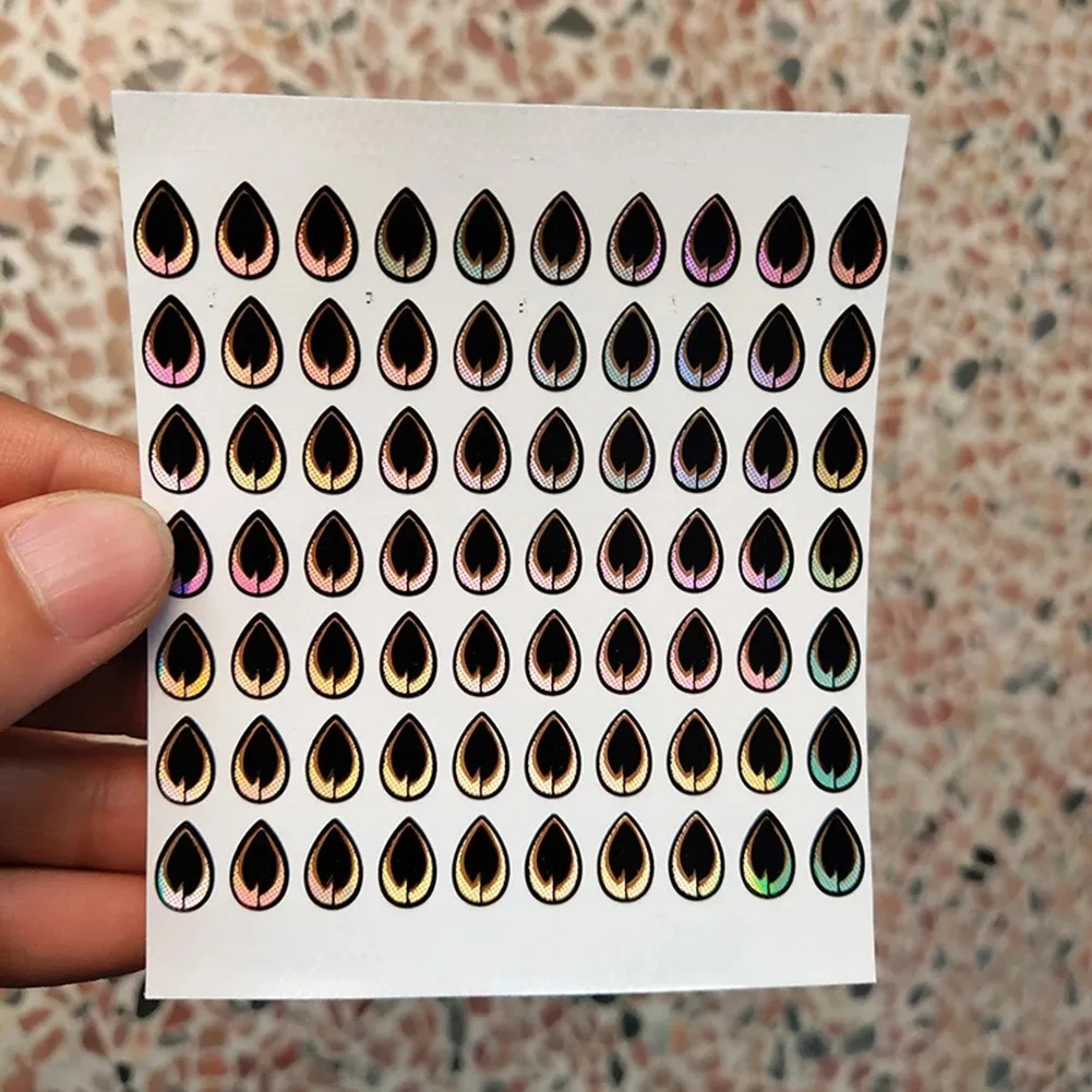 70/72pcs Fishing Lure Eyes Artificial 2D Holographic Laser Flat Lure Eyes Stickers Fisheyes Stickers Fishing Tackle Pesca Iscas
70/72pcs Fishing Lure Eyes Artificial 2D Holographic Laser Flat Lure Eyes Stickers Fisheyes Stickers Fishing Tackle Pesca Iscas