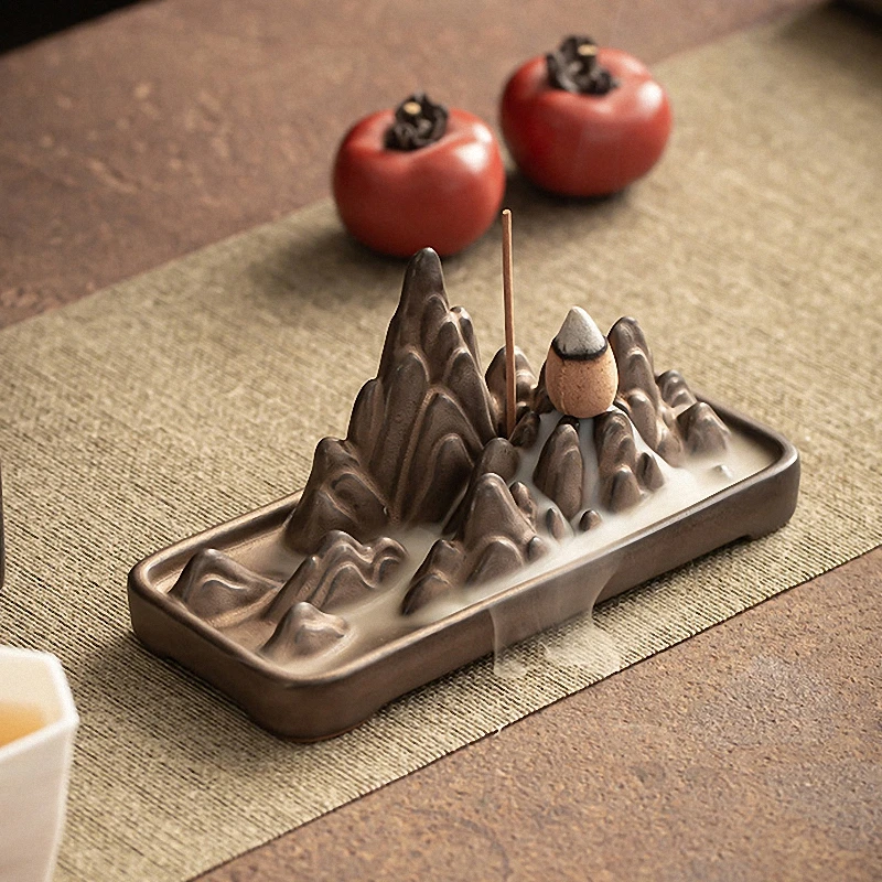 PINNY Ceramic Chinese Style Landscape Incense Burner Ornament Tea Ceremony Accessories Ceramic Crafts
PINNY Ceramic Chinese Style Landscape Incense Burner Ornament Tea Ceremony Accessories Ceramic Crafts