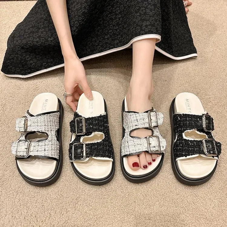 Spring Summer Slippers Soft Flax Simple Cute Warm Home Men Women House Floor Indoor Slides Fur Cross Fat Dudu Shoes Room Flat
Spring Summer Slippers Soft Flax Simple Cute Warm Home Men Women House Floor Indoor Slides Fur Cross Fat Dudu Shoes Room Flat