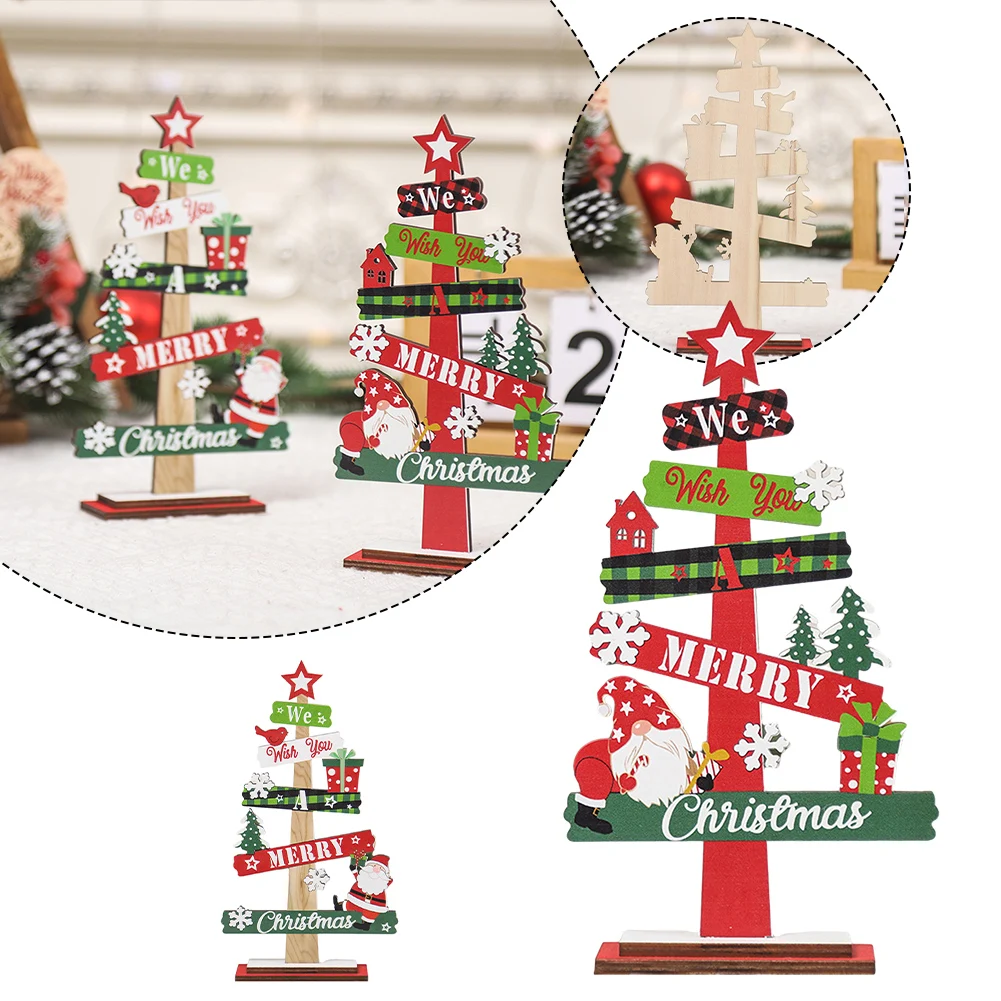 Christmas Wood Mini Xmas Tree Decoration With Santa Claus 2023 For Home Christmas Party Desktop Ornament Gift Holiday Decor
Christmas Wood Mini Xmas Tree Decoration With Santa Claus 2023 For Home Christmas Party Desktop Ornament Gift Holiday Decor