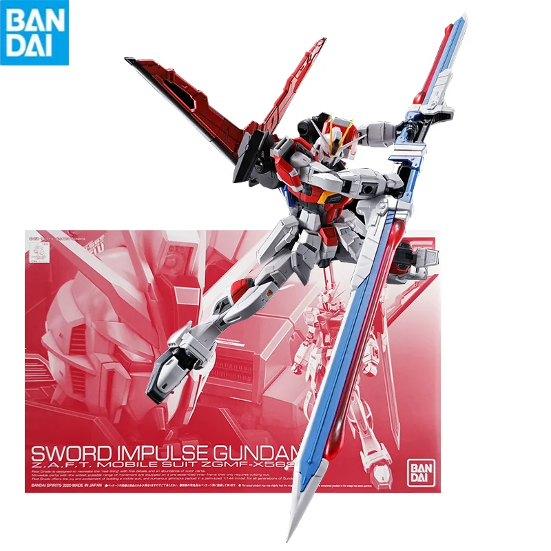 Bandai Gunpla Rg 1/144 Zmgf-X56S Sword Impulse Gundam Assembly Model High Quality Collectible Robot Kits Models Best Kids Gift
Bandai Gunpla Rg 1/144 Zmgf-X56S Sword Impulse Gundam Assembly Model High Quality Collectible Robot Kits Models Best Kids Gift