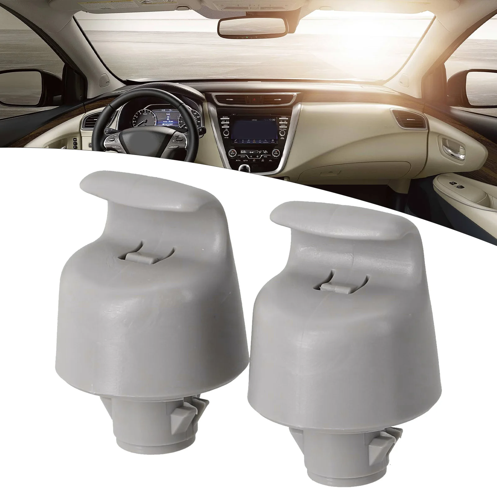 Gray Sun Visor Holder Clip Hook for Nissan MuranoRogue Pathfinder Altima Compatibility Nissan Murano 2015 2020
Gray Sun Visor Holder Clip Hook for Nissan MuranoRogue Pathfinder Altima Compatibility Nissan Murano 2015 2020