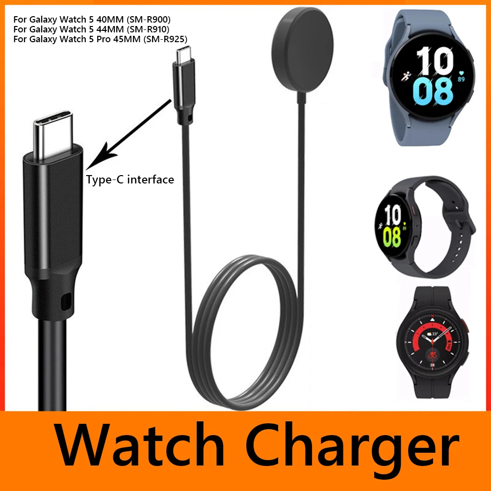 100cm PD 10w Fast Charging Cable for Samsung Galaxy Watch 5 40mm 44mm Pro 45mm Charging Dock Station Type-c Charger Cradle
100cm PD 10w Fast Charging Cable for Samsung Galaxy Watch 5 40mm 44mm Pro 45mm Charging Dock Station Type-c Charger Cradle
