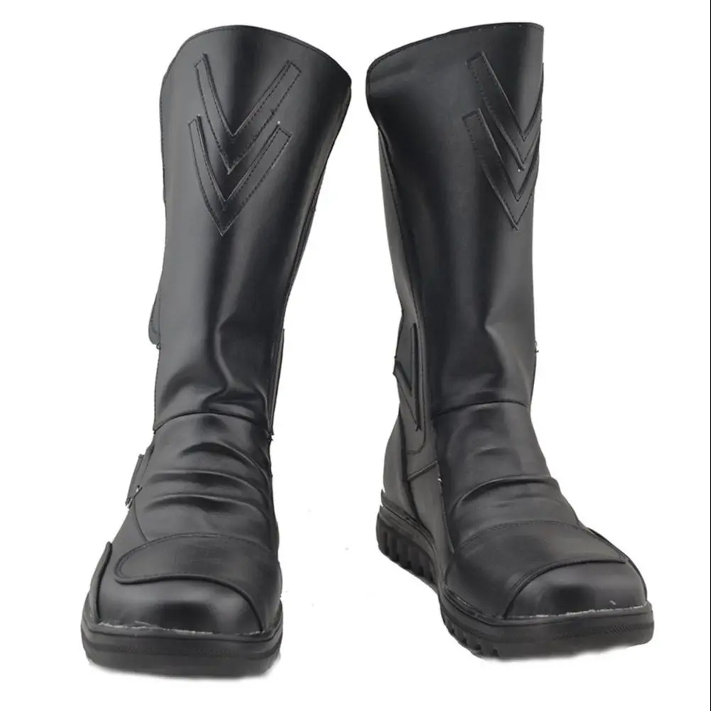 Черные ботинки для косплея Darth Maul, изготовленные на заказ, любого размера 
Черные ботинки для косплея Darth Maul, изготовленные на заказ, любого размера