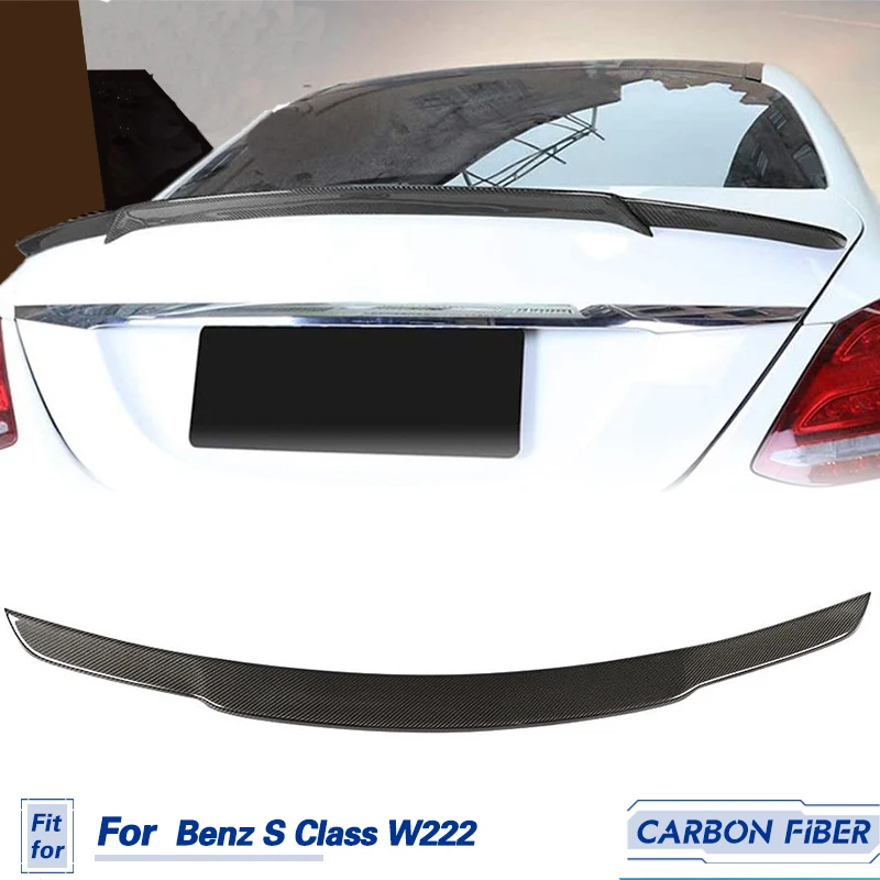 Задний спойлер для багажника, губа для крыла из углеродного волокна для Mercedes-Benz S Class W222 S400 S500 S600 2014-2020, задний спойлер для крыла 
Задний спойлер для багажника, губа для крыла из углеродного волокна для Mercedes-Benz S Class W222 S400 S500 S600 2014-2020, задний спойлер для крыла